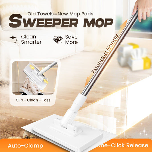 ✨Last Day Sales 49% OFF🧹Disposable Dust Mop with 4 Reusable Cloths