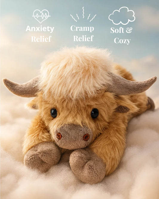 🎉HOT SALE🎉Highland Cow Carrying Flowers "Hamish" - totalmente artesanal