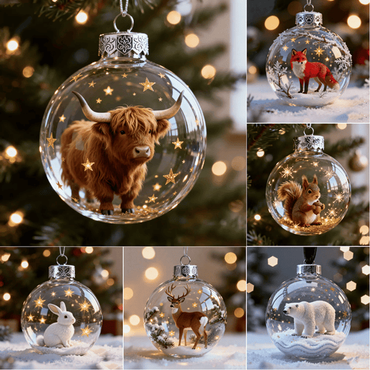 🔥Last Day 50% OFF - 2026 Wildlife Wonders Collection Crystal Glass Ornament