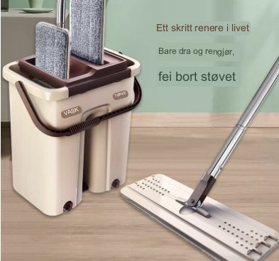 ✨Hot Sale 50% OFF🔥360 Degree Flat Mop With Bucket