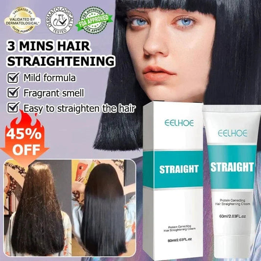 🎁Hot Sale 49% OFF⏳Silk and Keratin Treatment Hair Straightening Cream