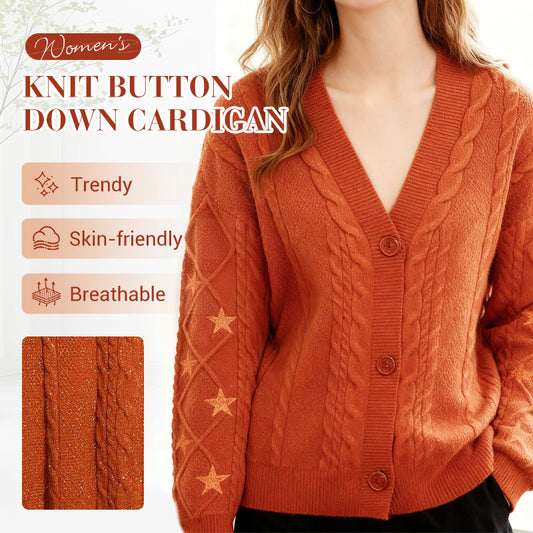 💥⏳Limited Time Promotion 60% OFF💥Women’s Knit Button Down Cardigan