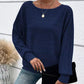 ⏰Women's Soft Solid Batwing Sleeve Pullover Long Sleeve Top💖