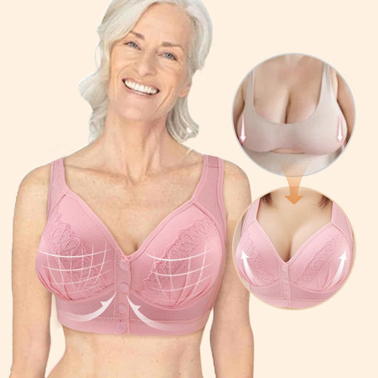 💘💥New Year Hot Sales-49% OFF💘Front Button Breathable Skin-Friendly Cotton Bra