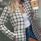 💐Big Sale 50% Off💕Women's Solid Color Pocket Long Sleeve Open Front Coat🥰