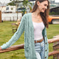 💐Big Sale-50% Off💕Women's Fall Casual Long Sleeve Button Down Open Front Cable Knit Cardigan