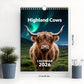 🐮2026 Highland Cattle-calendar📅