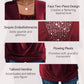 ✨🎁Big sale 49% OFF &Free shipping🎁Sequin Loose Smocked Fake Two-Piece Top