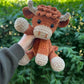 🎅Christmas Sale 50% OFF!!🎄🔥Crochet Highland Cow Amigurumi Pattern🐮- DIY Kit & Finished Plush