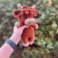 🎅Christmas Sale 50% OFF!!🎄🔥Crochet Highland Cow Amigurumi Pattern🐮- DIY Kit & Finished Plush