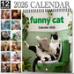 🗓️Christmas Sale 50% OFF😻2026 Funny Cat Calendar