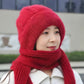 🔥Limited Time Sale-50% OFF🎀Winter Versatile Knitted Hooded Scarf for Women
