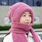 🔥Limited Time Sale-50% OFF🎀Winter Versatile Knitted Hooded Scarf for Women
