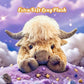🎉HOT SALE🎉Highland Cow Carrying Flowers "Hamish" - totalmente artesanal