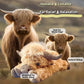 🎉HOT SALE🎉Highland Cow Carrying Flowers "Hamish" - totalmente artesanal
