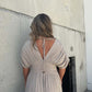 💗NEW IN💗SLIT V-NECK EFFORTLESS MAXI LONG DRESS