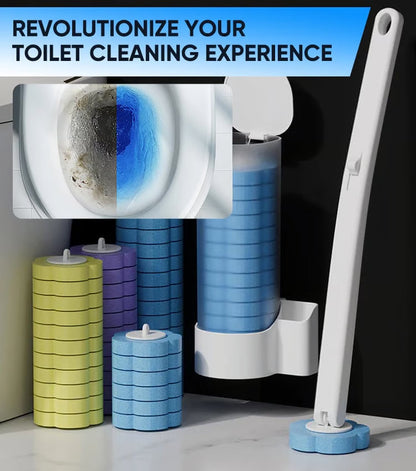 🔥LAST DAY SALE £5.99!!⚡50K+ SOLD!🚽💦Hands-Free Cleaning Gadget🧽Disposable toilet cleaning tool