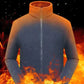 🎄🎅Suitable for both men and women🎁 Unisex Double-Layer Padded Warm Jacket