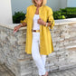 🔥LAST DAY SALE 49% OFF🔥Solid Color Long Cotton Shirt Jackets For Women