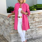 🔥LAST DAY SALE 49% OFF🔥Solid Color Long Cotton Shirt Jackets For Women