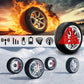🚗🌞Limited Time 50% Off 🔥Solar Four Wheel Tire Pressure Monitor with Real-Time Display