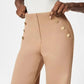 🥰HOT SALE 49% OFF🥰Tummy Control Button Wide Leg Pants