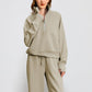✨Special Sale 49%OFF🔥Women’s High-Neck Zip-Up Pullover and Wide-Leg Pants Set