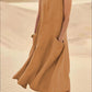 ✨Hot Promotion 49% Off✨Women's Sleeveless Cotton And Linen Dress With Pockets🎉