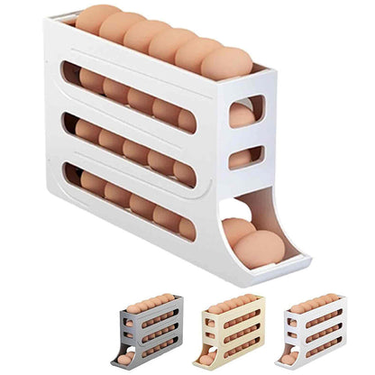 🎉HOT SALE🎉Automatic Rolling Egg Holder for Fridge