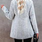 💐Big Sale 50% Off💕Women's Solid Color Pocket Long Sleeve Open Front Coat🥰