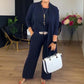 💥🏆Flash Sale⚡Almost Gone💥Elegant Longline Cardigan & Top & Pants 3-Pieces Set