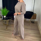 💥🏆Flash Sale⚡Almost Gone💥Elegant Longline Cardigan & Top & Pants 3-Pieces Set