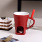 🎁Last Day 49% OFF🍫 🔥Handmade Chocolate Melting Mug – The Cozy Fondue Experience