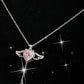 🎁Gift Idea Hot Sale 49% OFF💗Pink Angel Wings Necklace