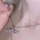 🎁Gift Idea Hot Sale 49% OFF💗Pink Angel Wings Necklace