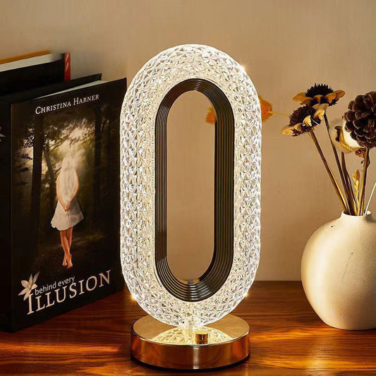 🎅Christmas Sale 50% OFF!!🎁✨Rechargeable Luxury Crystal LED Night Light Lamp