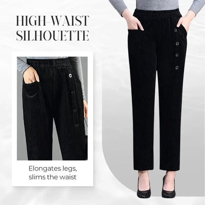 🎁Hot Sale 50% OFF💝Women’s Warm Corduroy High Waist Pants
