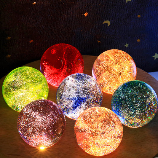 ✨ 50% off for a limited time Glowing Starry Sky Glass Sphere Decor