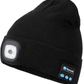 Peel-Off LED Headlamp Bluetooth Headset Knit Cap