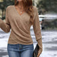 🎁Meet Christmas 50% OFF🎄Women's Elegant Casual V-Neck Knit Top