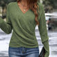🎁Meet Christmas 50% OFF🎄Women's Elegant Casual V-Neck Knit Top