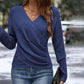 🎁Meet Christmas 50% OFF🎄Women's Elegant Casual V-Neck Knit Top